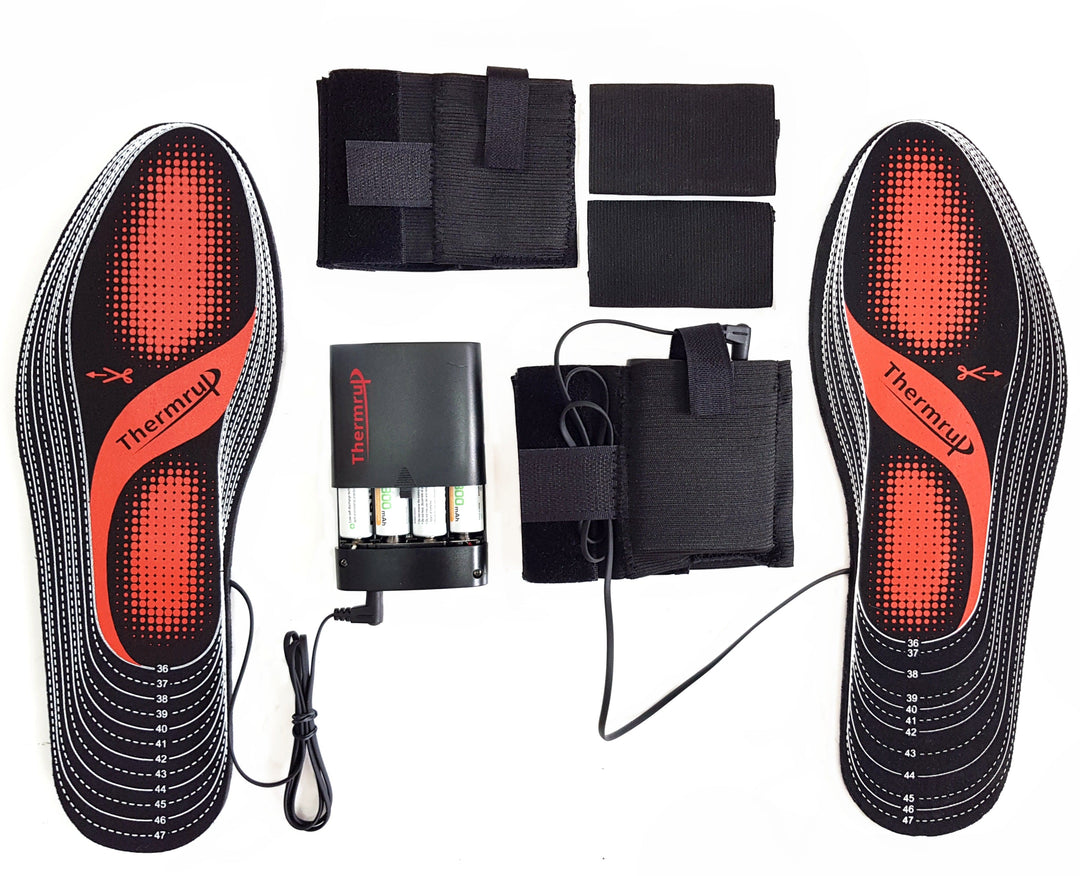 Thermrup Heated Insoles with Battery Compartments