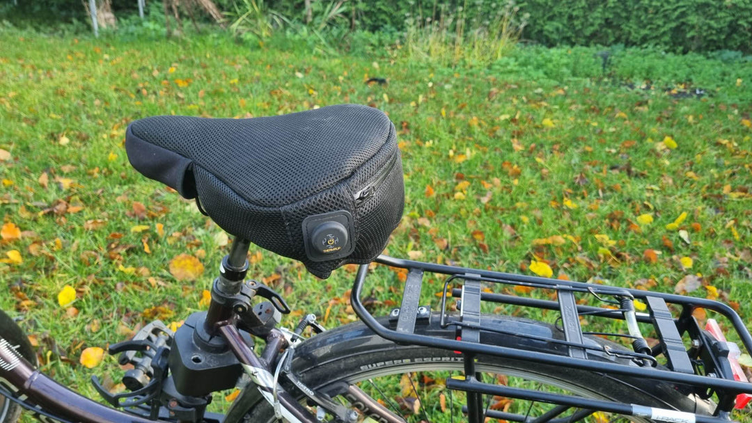 Thermrup Heated Bicycle Seat Cover with Rain Cover