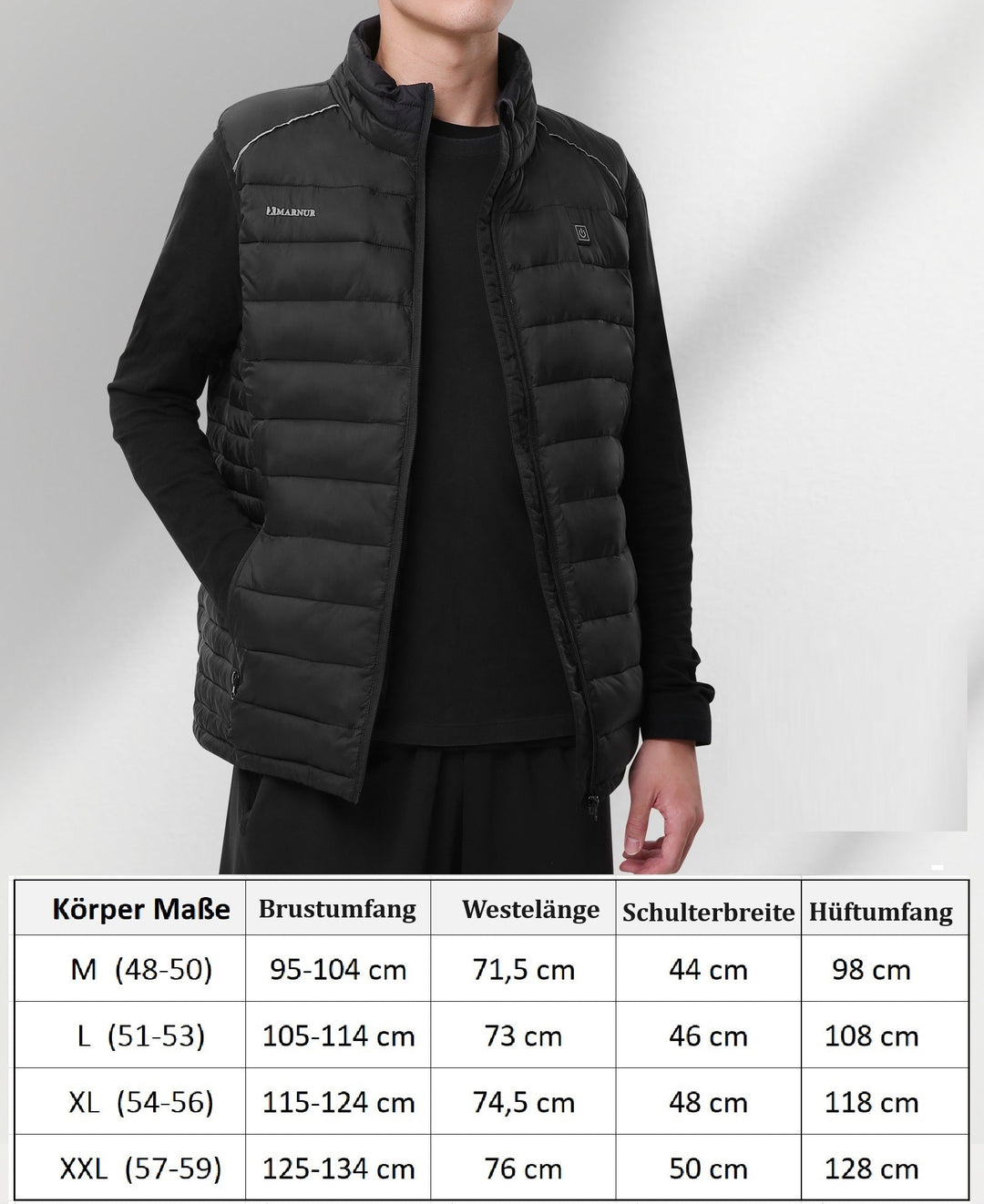 Thermrup Heated Vest with 7.4V 5000mAh Battery