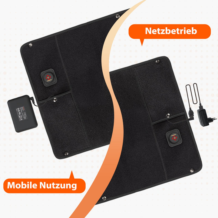 Portable FIR Heating Pad &amp; Foot Warmer – Neoprene