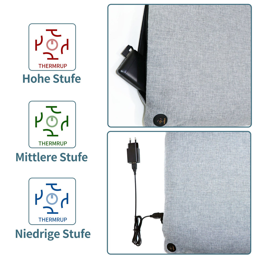 Thermrup FIR Heated Seat Cushion 45 x 45 cm
