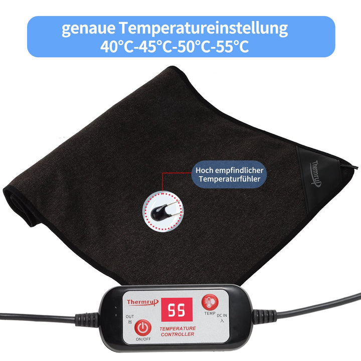 Thermrup FIR Heating Pad – 12V DC, 35 x 60 cm