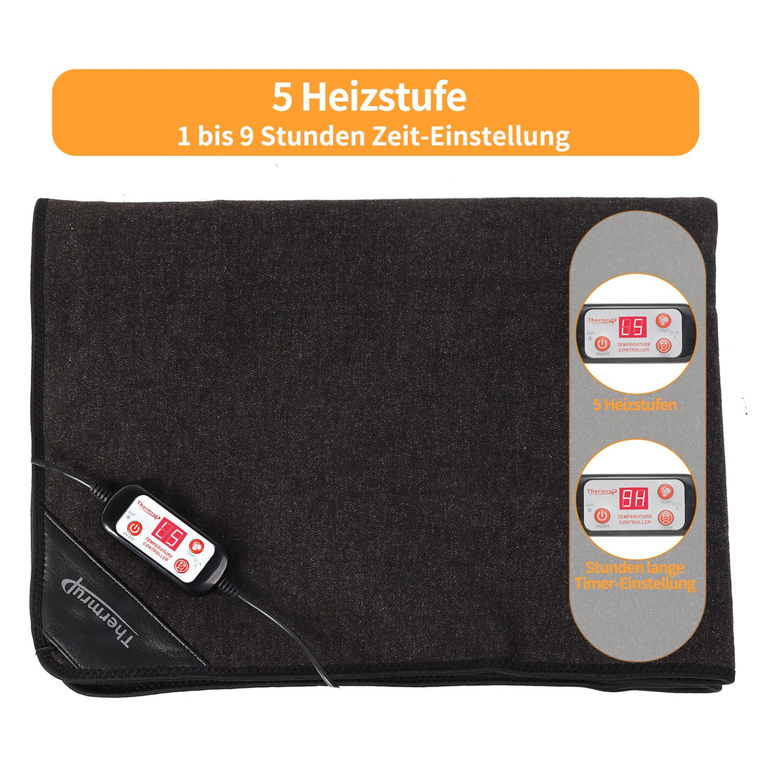Thermrup FIR Heated Underblanket / Heating Pad – 12V DC, 60 x 80 cm
