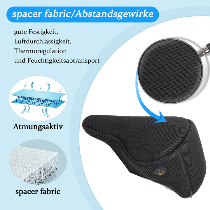 Thermrup Heated Bicycle Seat Cover with Rain Cover