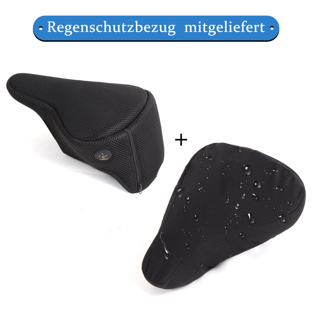 Thermrup Heated Bicycle Seat Cover with Rain Cover