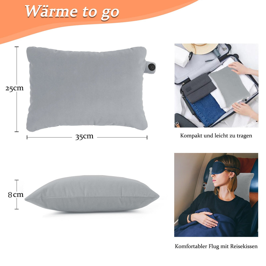 Thermrup Bobo Portable Heating Pad – USB, Velvet, 25 x 35 cm