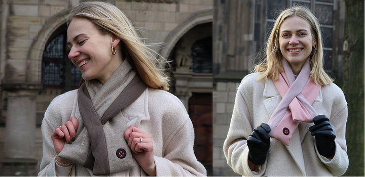 Thermrup FIR Heated Scarf with Rechargeable Battery