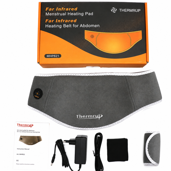 Thermrup Portable Heated Waist Belt for Abdomen &amp; Back