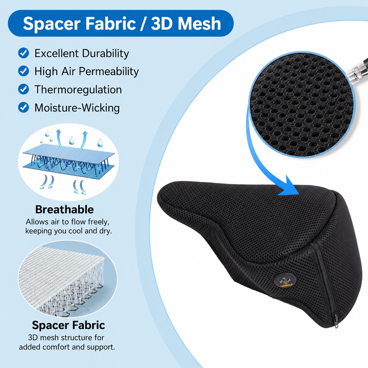 Thermrup Heated Bicycle Seat Cover with Rain Cover