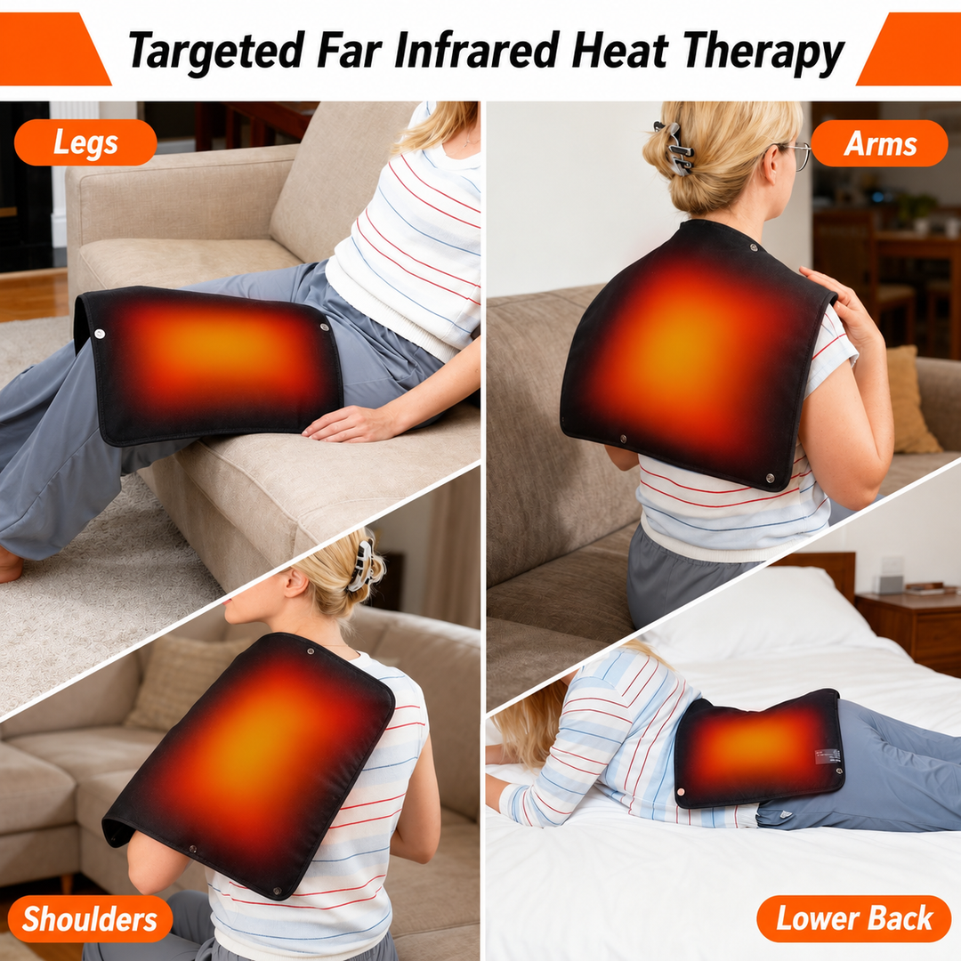 Portable FIR Heating Pad &amp; Foot Warmer – Neoprene