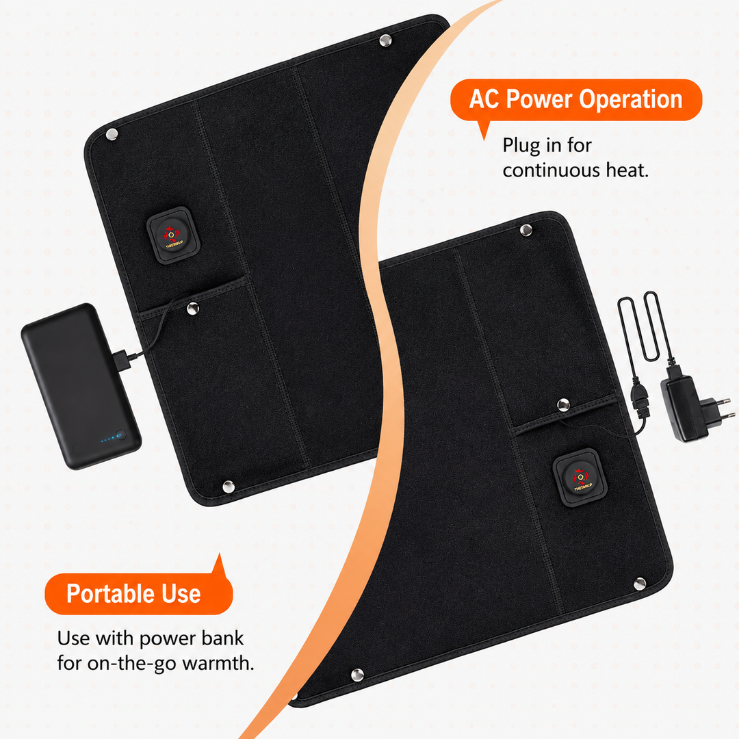 Portable FIR Heating Pad &amp; Foot Warmer – Neoprene