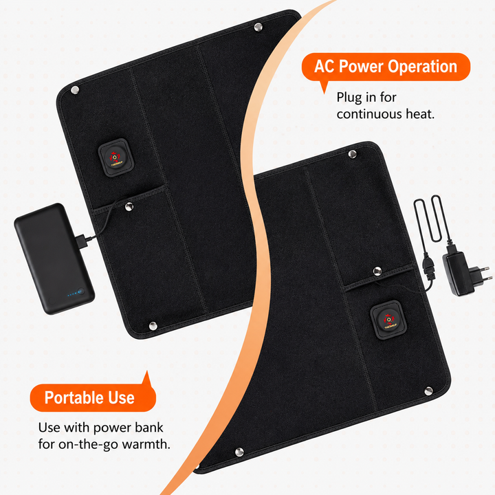 Portable FIR Heating Pad &amp; Foot Warmer – Neoprene