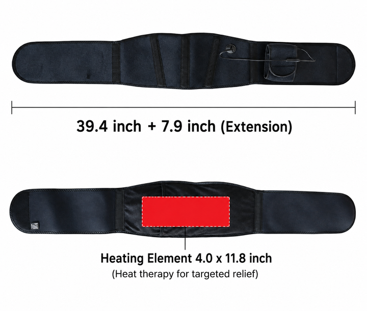 Thermrup FIR Heated Waist Belt – Battery Powered