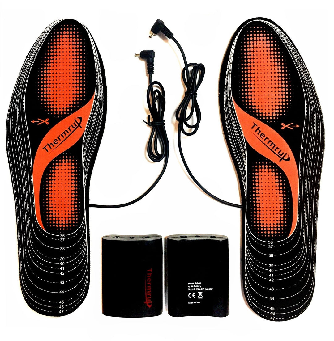 Thermrup Heated Insoles with Battery Compartments