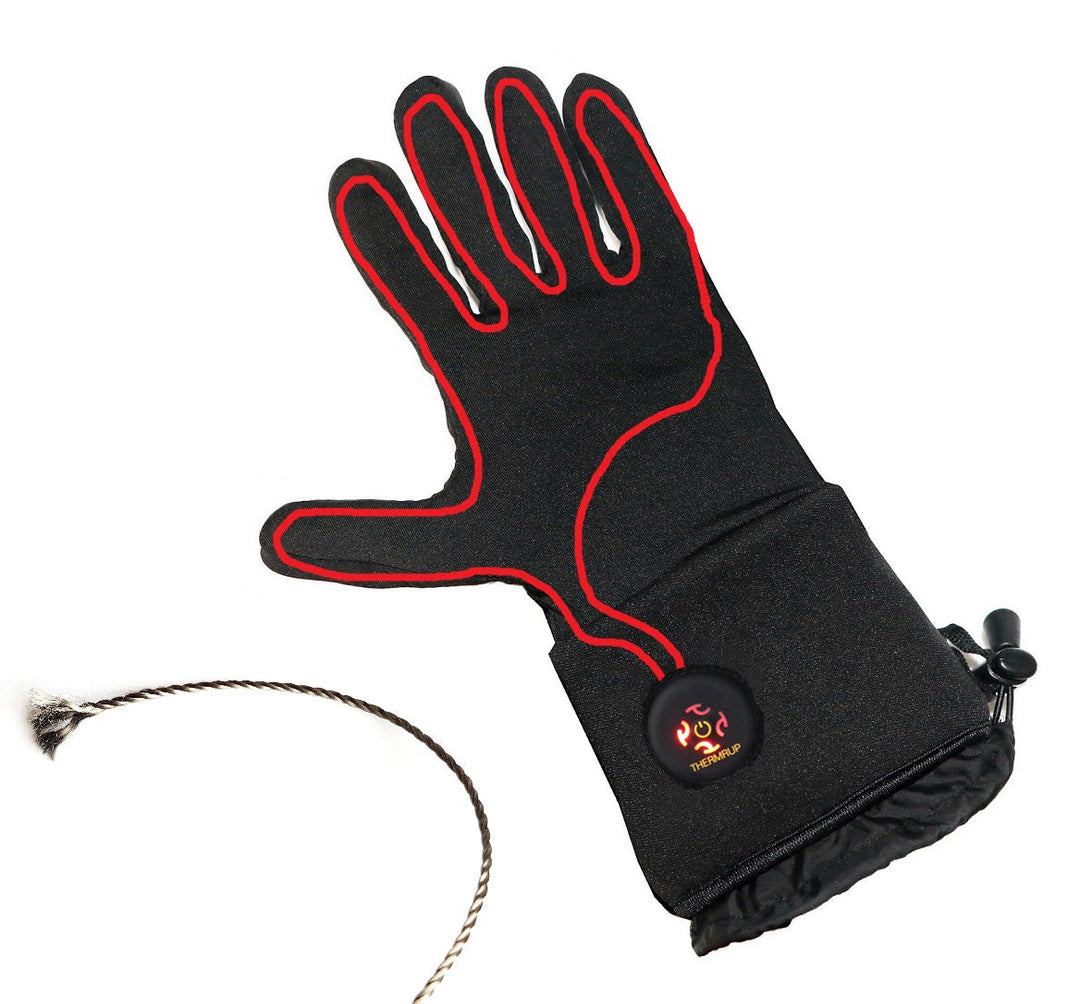 Thermrup Heated Glove Liners – 4 Heat Levels, Touchscreen