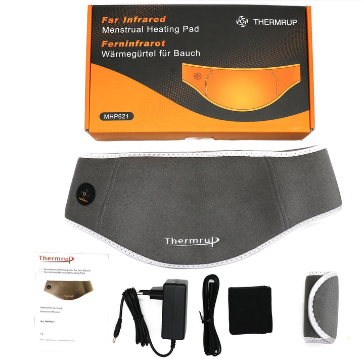 Thermrup Portable Heated Waist Belt for Abdomen &amp; Back