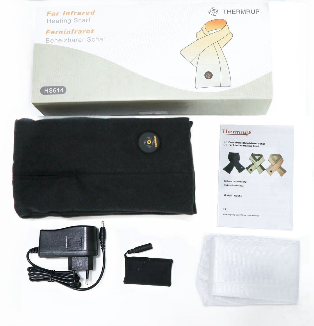Thermrup FIR Heated Scarf with Rechargeable Battery