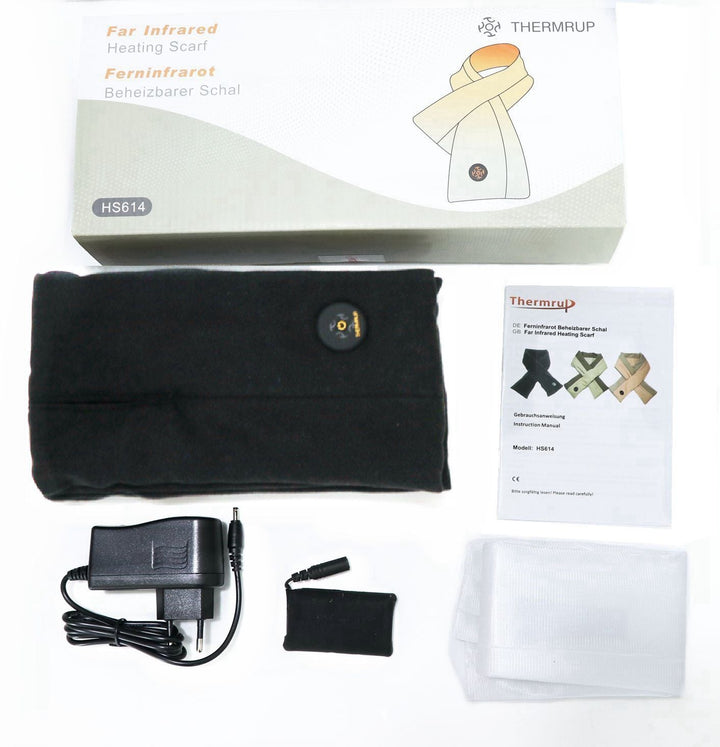 Thermrup FIR Heated Scarf with Rechargeable Battery
