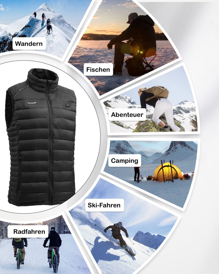 Thermrup Heated Vest with 7.4V 5000mAh Battery