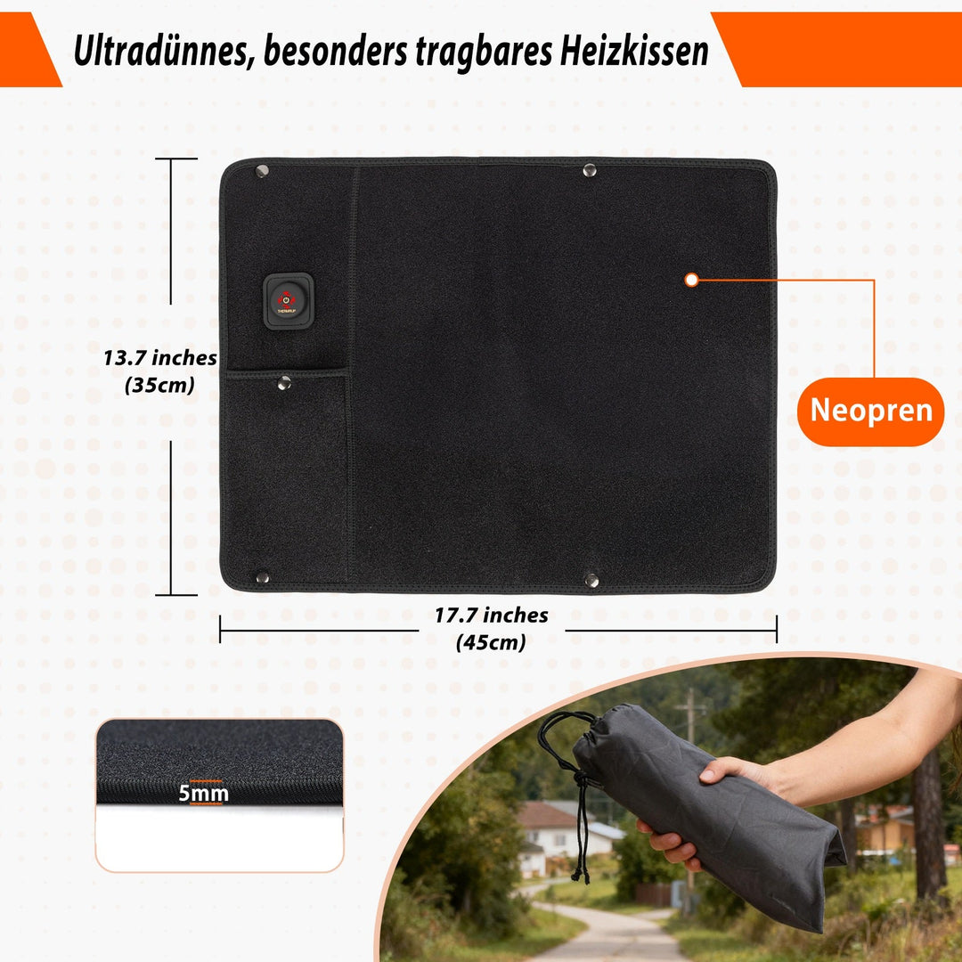 Portable FIR Heating Pad &amp; Foot Warmer – Neoprene